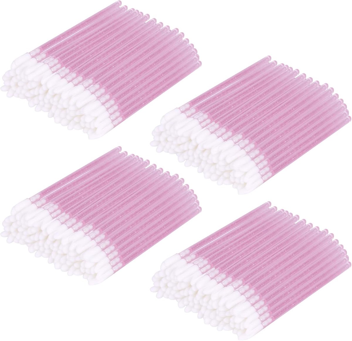 Wegwerp lipborstels 200 stuks - Kristallen lippenstift applicator - Hygiënisch en praktisch - ShopVlot
