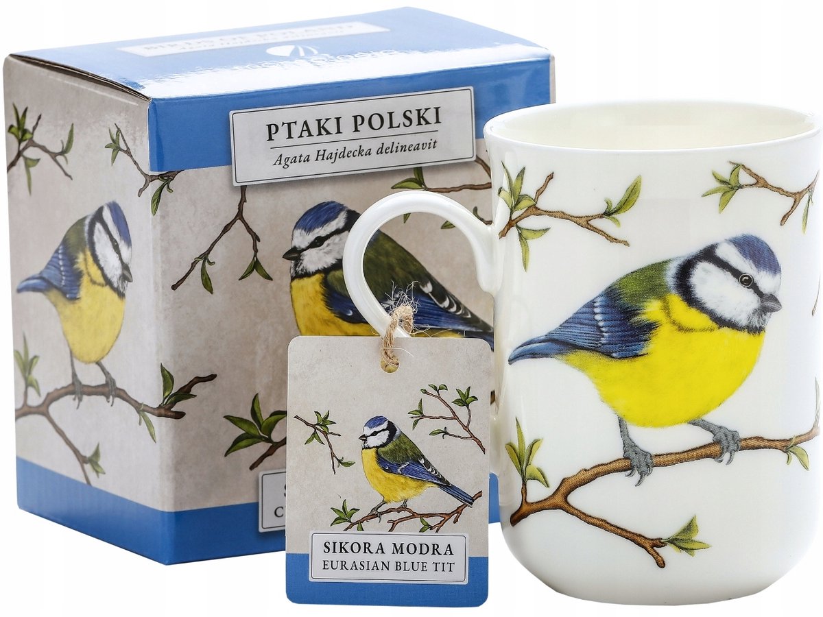 Porseleinen Mok 300ml - Collectie Poolse Vogels - Sikora Modra
