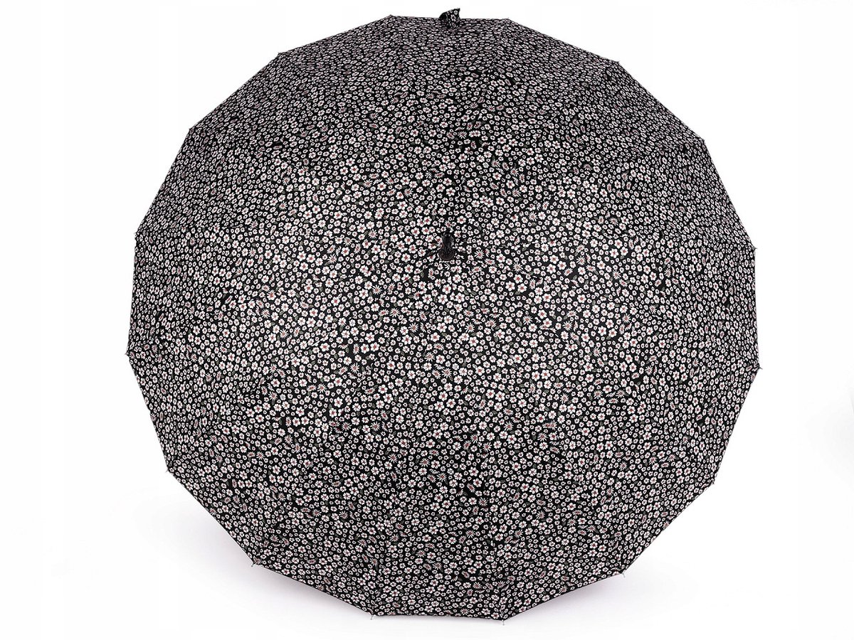Automatische paraplu dames - 104 cm - UV bescherming - Zwart