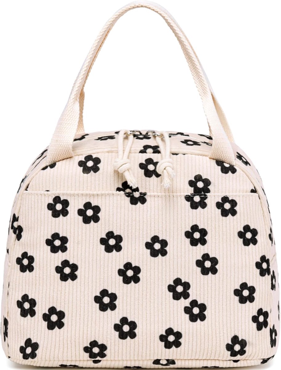 LOIDOU Lunchtas, koeltas voor dames en heren, voor vrouwen, lunchbox, verstelbare schouderriem, ingedikte lunchtas - ShopVlot