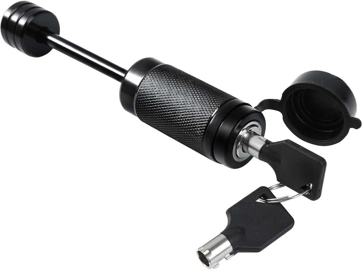 Trailerlock set - Veiligheids pin met 2 sleutels - Stalen constructie - Eenvoudig in gebruik - ShopVlot