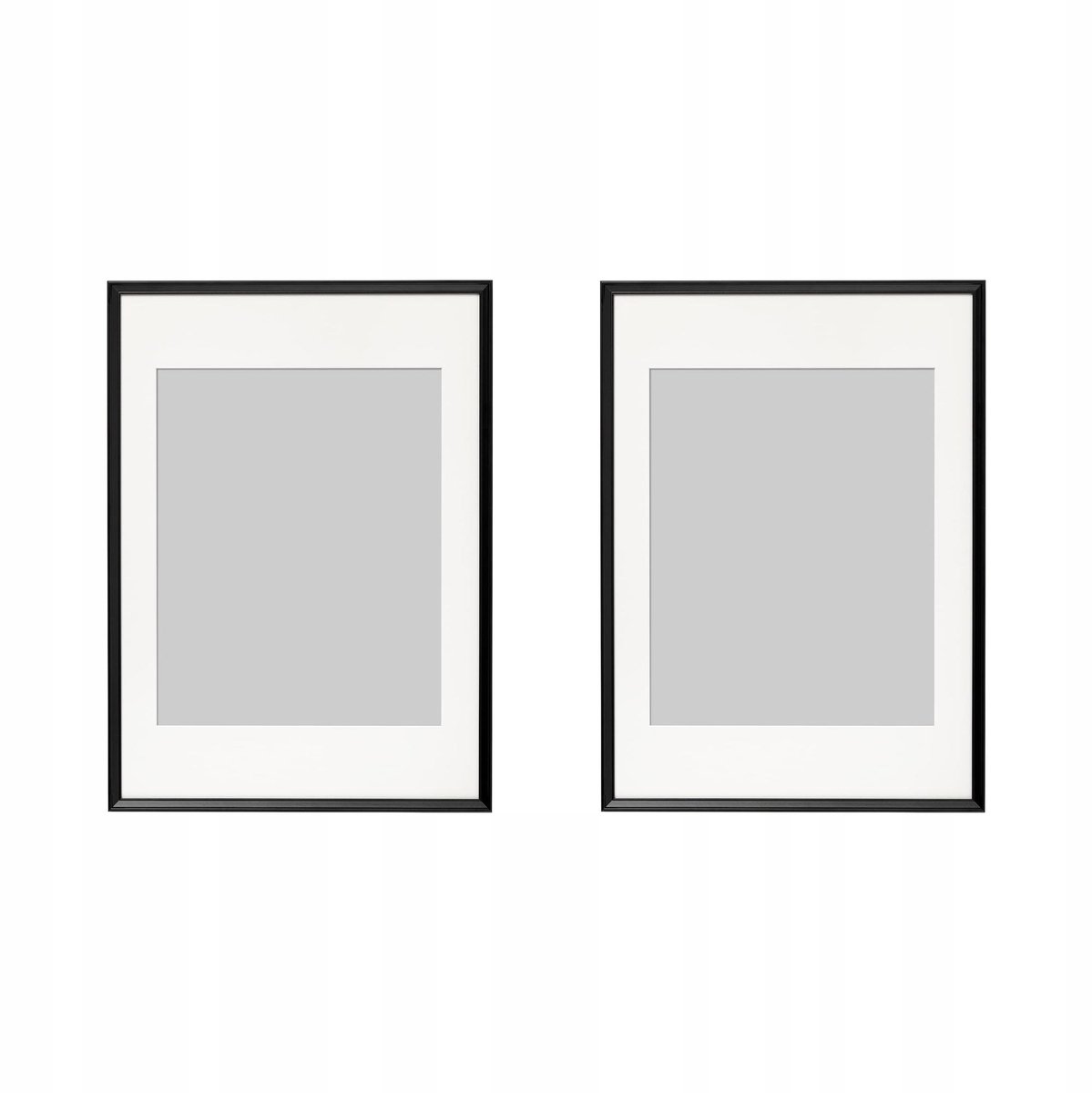 2x KNOPPANG Fotolijst Zwart 50x70 cm