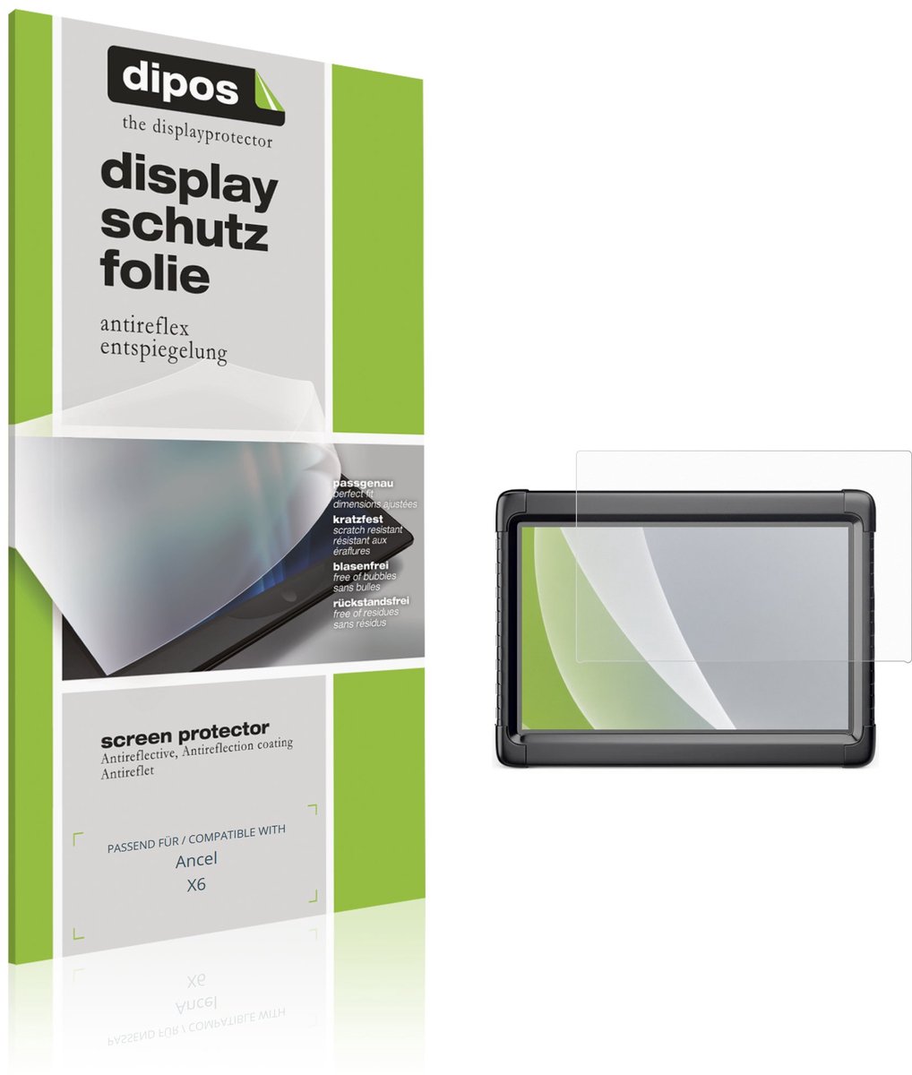 dipos – 2x Matte Beschermfolie geschikt voor Ancel X6 | Krasbestendige & antireflecterende Screenprotector Ultra-Thin