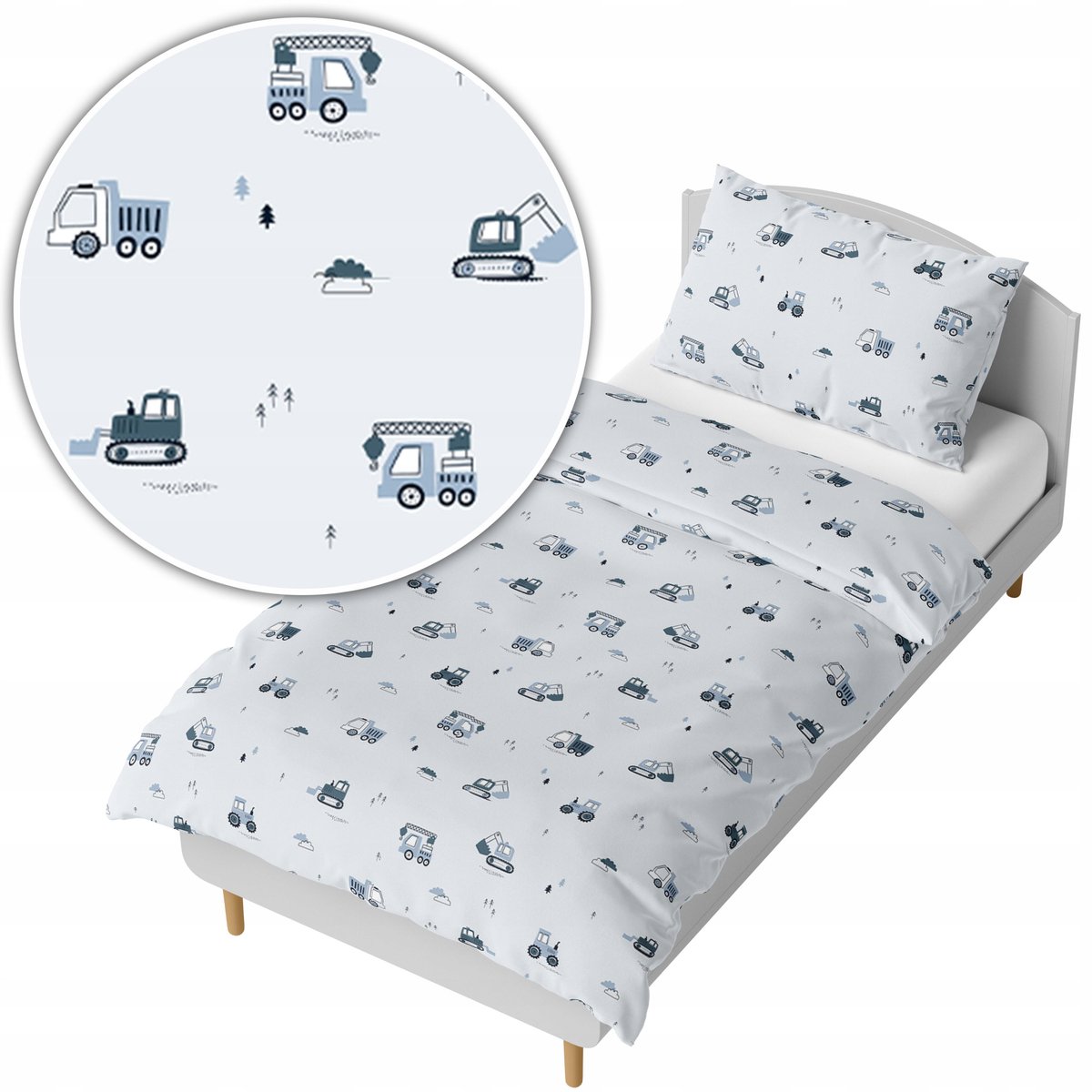 Kinderbedlinnen 140x200cm - Stoere Kopmachines