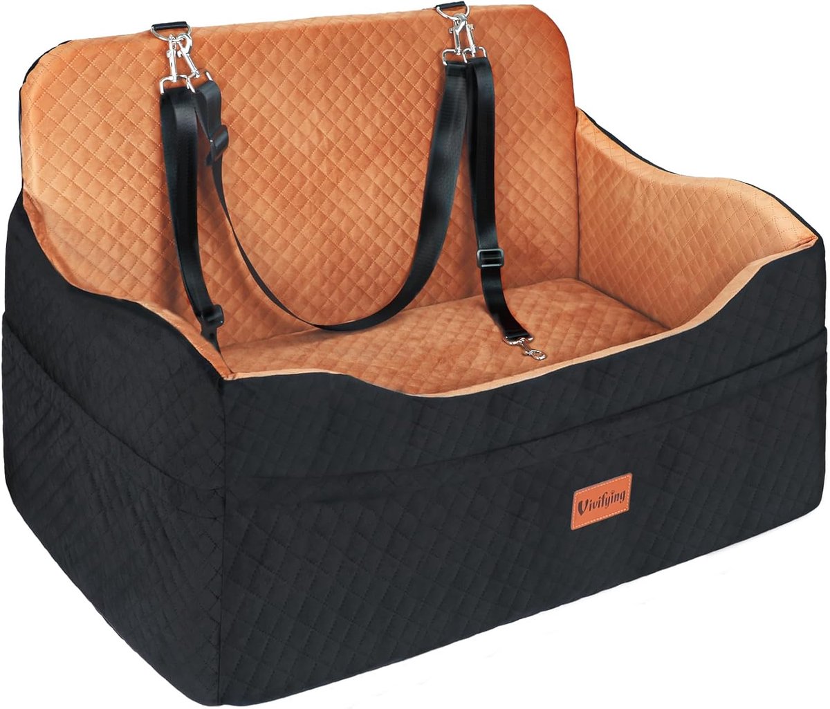 Vivifying Hondenautostoel achterbank, middelgrote/grote of 2 kleine honden - ShopVlot