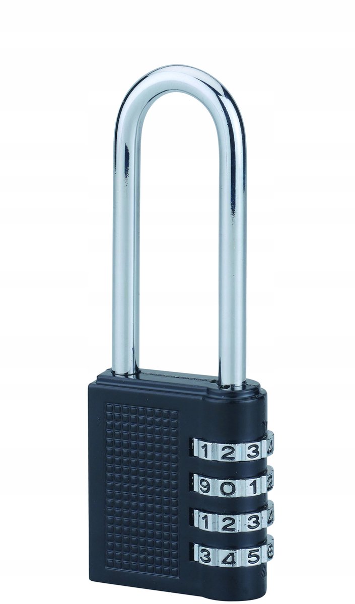 Merkloze Cijferslot - Compact 40mm, Kort Beugel, 4-schijfs