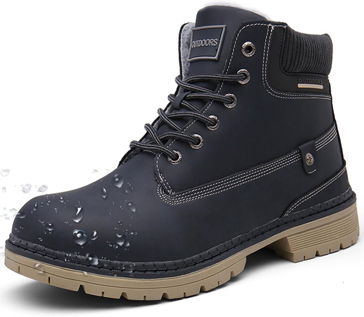 Sneeuwschoenen voor heren en dames - warm en waterdicht - met veters - ideaal voor winterse wandelingen - ShopVlot