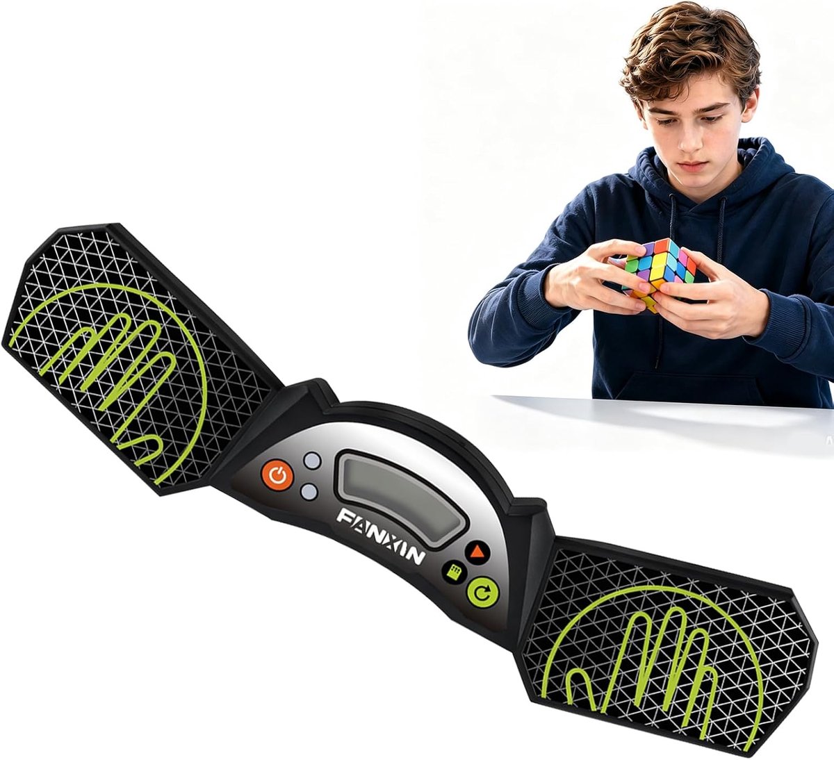 Speedcubing timer - touch-sensor - groot led-display - milliseconden nauwkeurige timing - ShopVlot