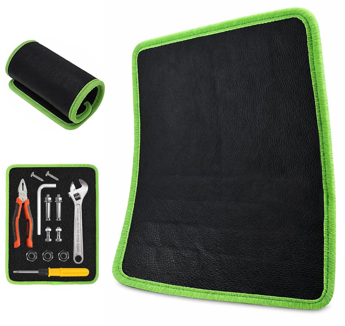 Magnetische gereedschapsmat 14 x 27,5 cm - PVC met sterke magneten - organiseer schroeven en moeren - ShopVlot