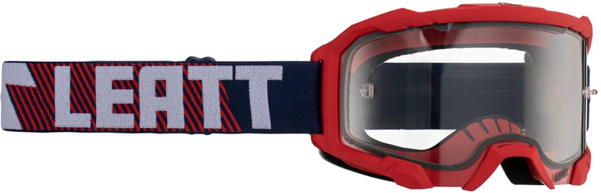 Leatt Velocity 4.5 Bril Royal Clear - Zwart/Rood