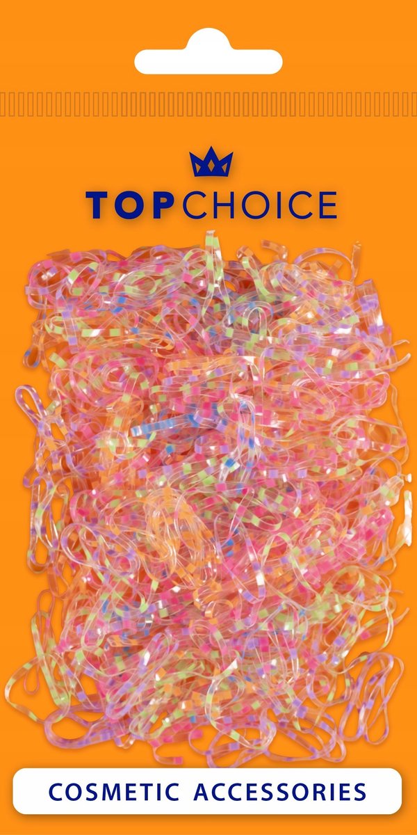 Top Choice Haarbanden Mix Kleuren - 500 Stuks