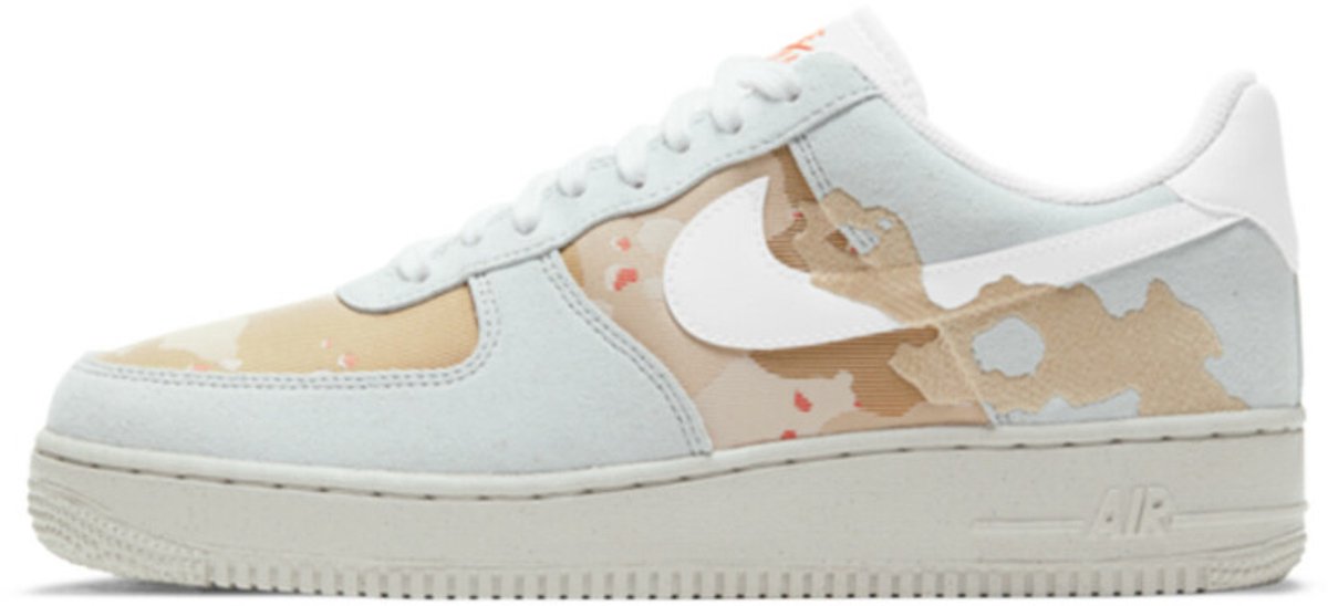 Nike Air Force 1 Low ’07 LX ‘Embroidered Desert Camo’ Grijs