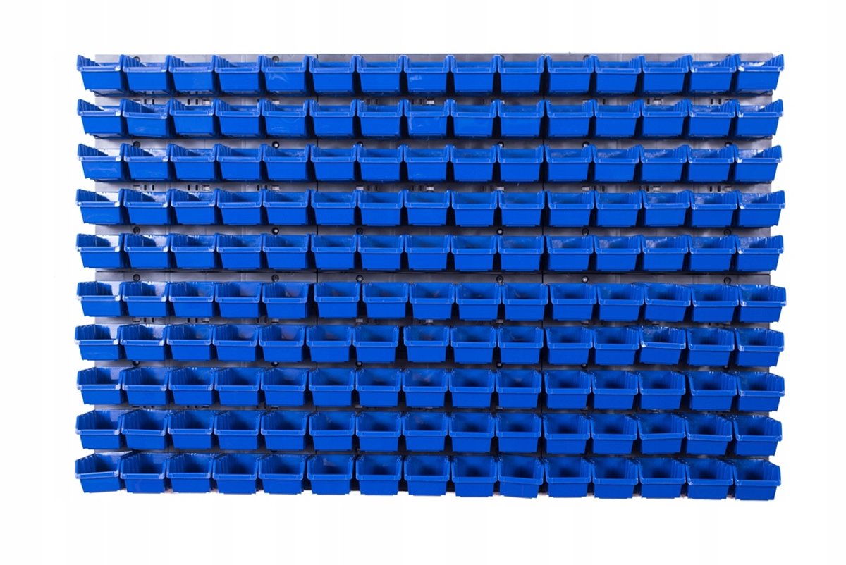 Gereedschapswand met 150 Bakjes - 120x80cm