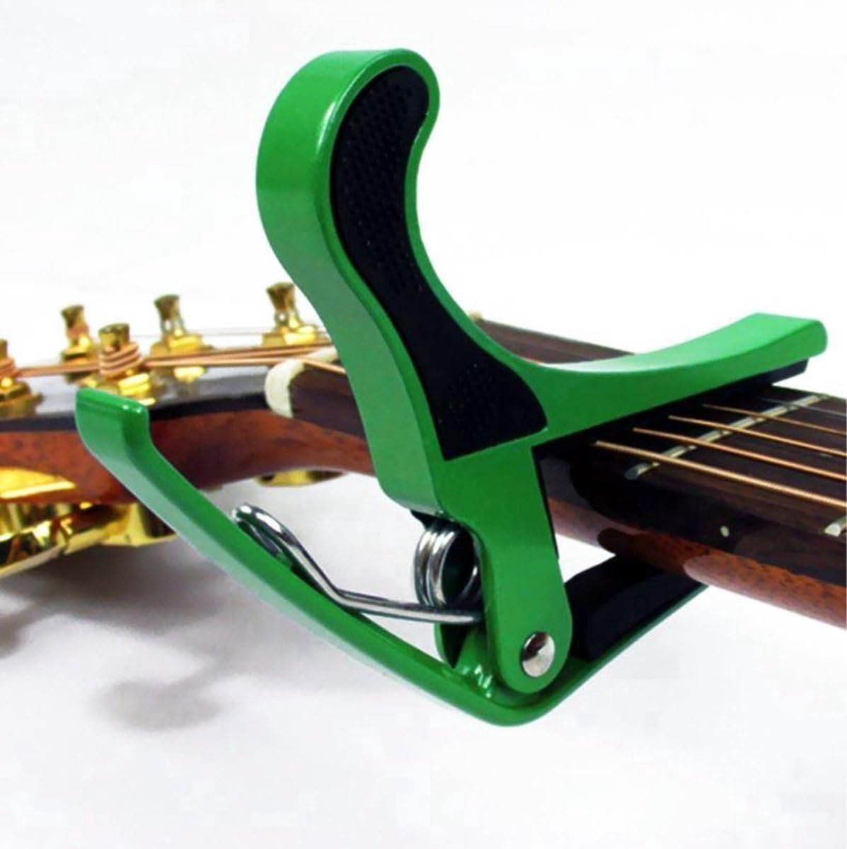 *** Premium Aluminium Guitar Capo Green - Professional Capo - Guitar Clamp - Electric - Acoustic - Classical - ShopVlot
