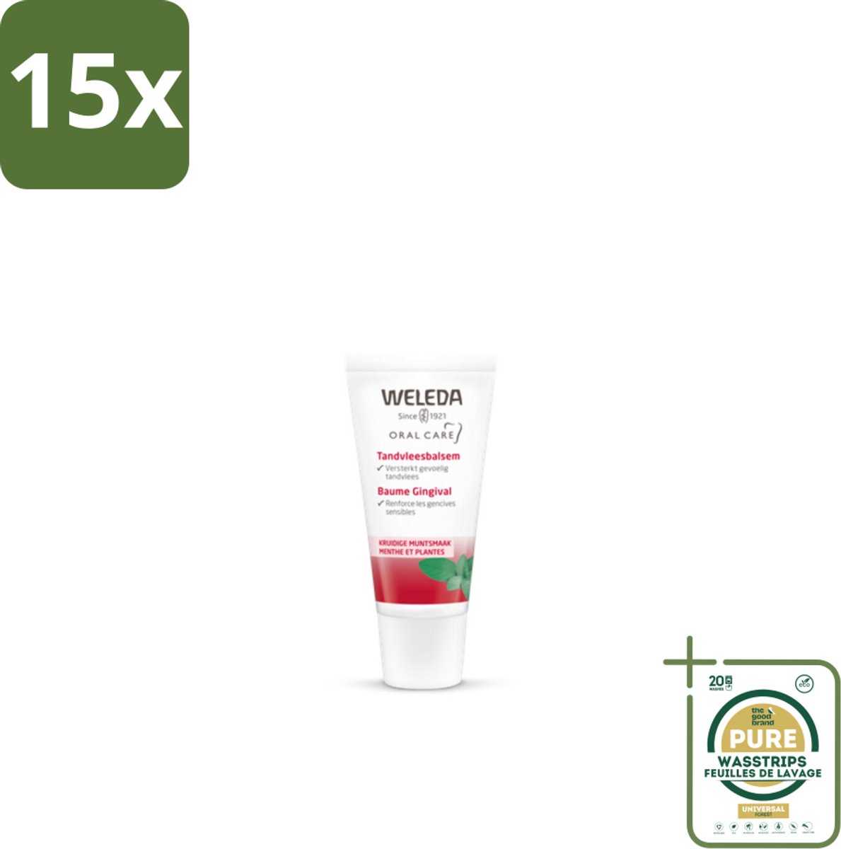 15 x WELEDA - Tandvleesbalsem - 30 ml - Grootverpakking - Tandvleesbalsem - Tandvlees Verzachting - Tandvlees Versterking - Natuurlijke Tandzorg - Tandvleespreventie
