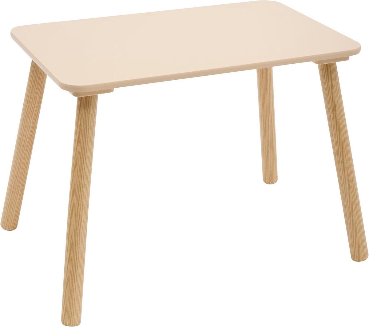 Atmosphera Alex Kindertafel met 2 stoelen - Beige - Hout