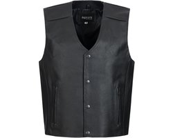 PAULGOS Leren Vest – Biker-model, Clubvest, Chopper-vest – 100% Echt Leer – BW3