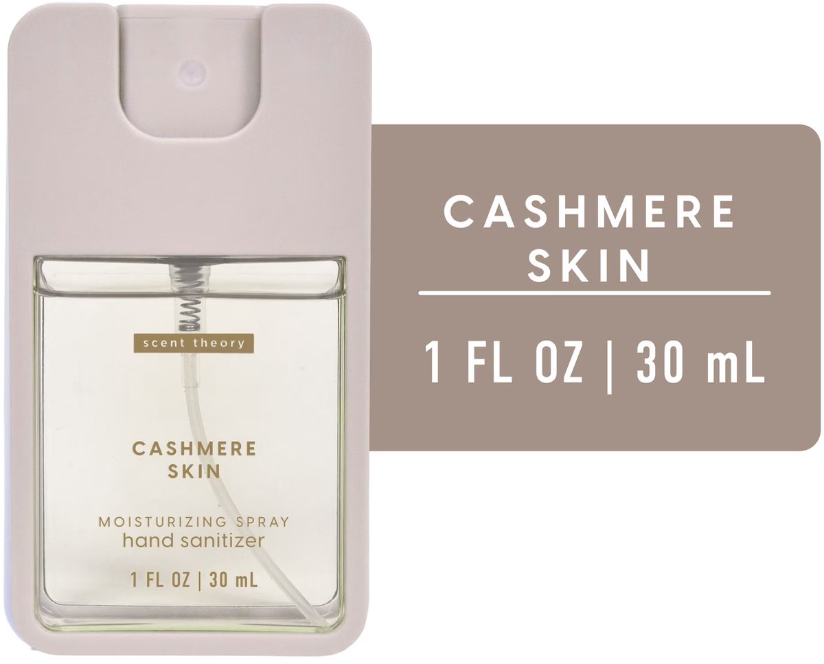 Scent Theory, Hand Sanitizer Spray, Cashmere Skin, | Hygiënische Handdesinfectiespray, 30ml