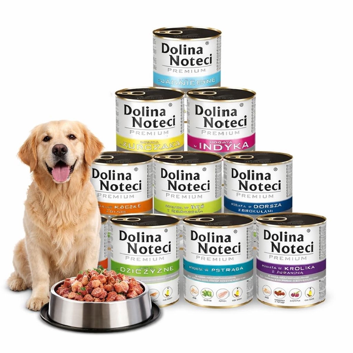 Dailygoods - Dolina Noteci Premium Hondenvoer - Smaakmix Set 9000 Gram
