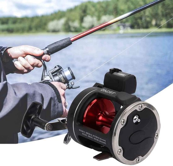 Visrol met Lijnmeter voor Zoutwater en Offshore Vissen - Trolling Reel voor Bootvissen, Duurzaam en Betrouwbaar — afbeelding 5