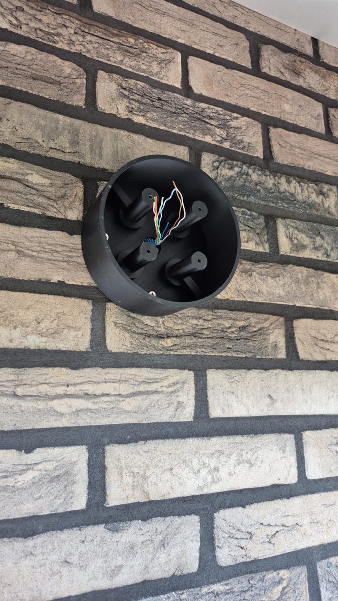 Junction Box / Muurmontage Behuizing voor Ubiquiti UniFi Protect G6 Dome - Weerbestendig