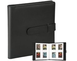 Album met 256 vakjes voor Fujifilm Instax Square SQ1/SQ6/SQ10/SQ20/SQ40-camera's & Kodak Mini Shot 3-film – Speciaal Instax Square-fotoalbum – 3x3 inch fotoalbum – zwart