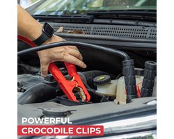 Startkabels 6 meter met krachtige klemmen - 1500A voor auto's en bestelwagens