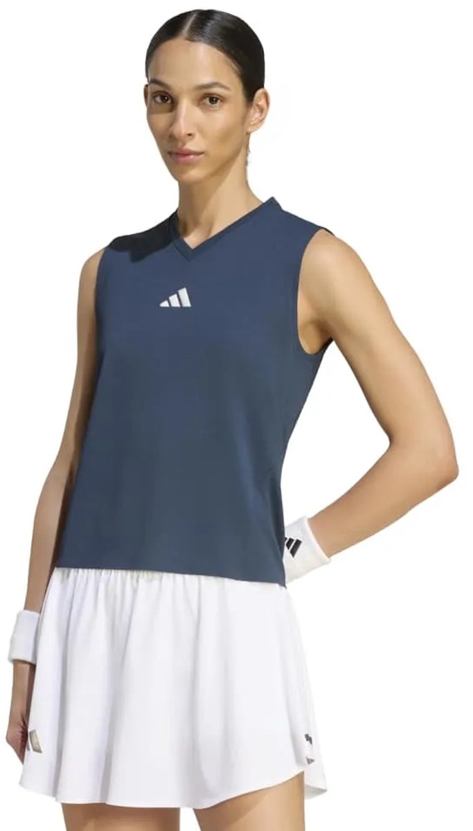 Adidas Tennis Climacool Match Pro Mouwloos T-shirt Vrouw Aurora Ink