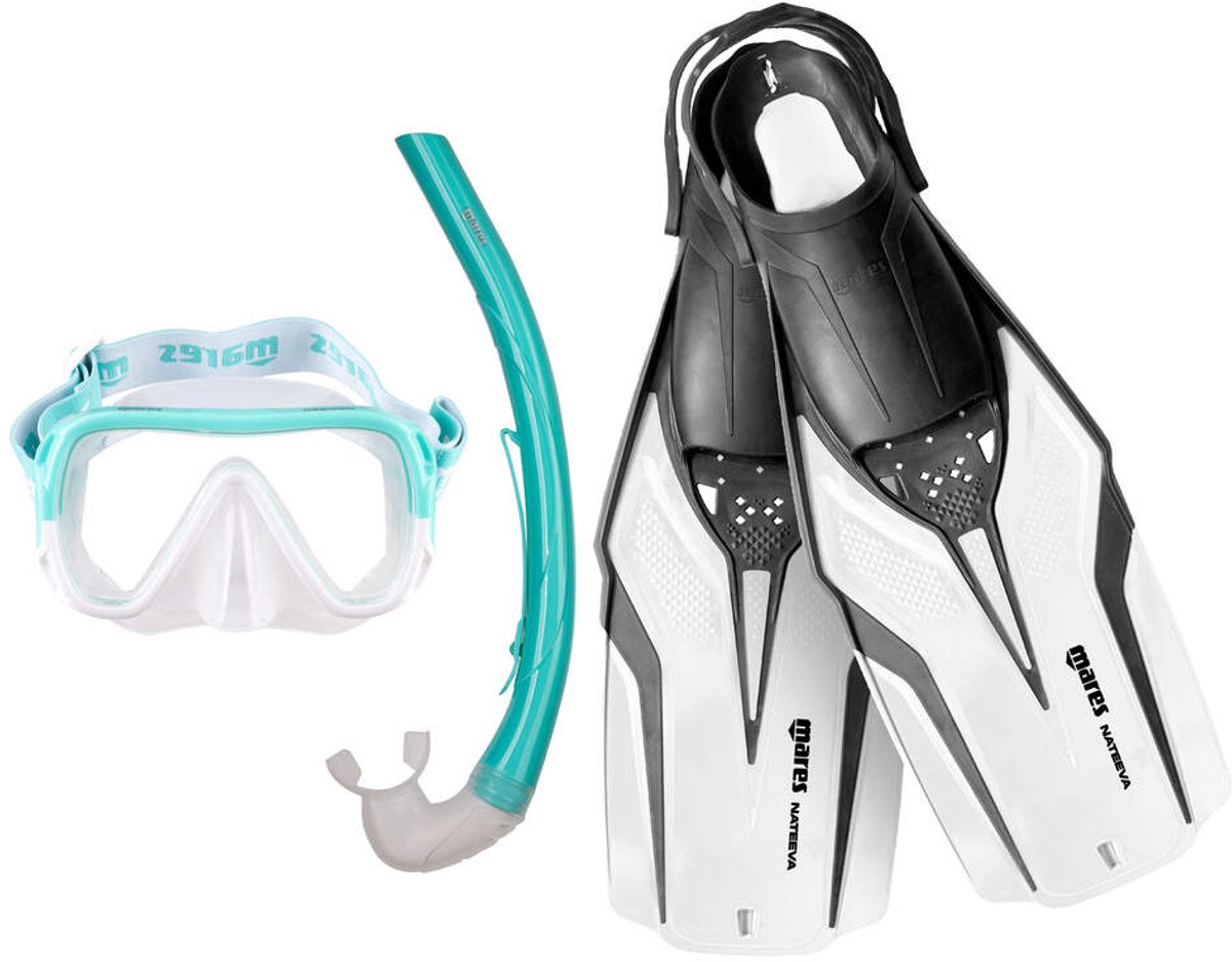 Mares Aquazone Nateeva Keewee Snorkelset Transparant M/ L