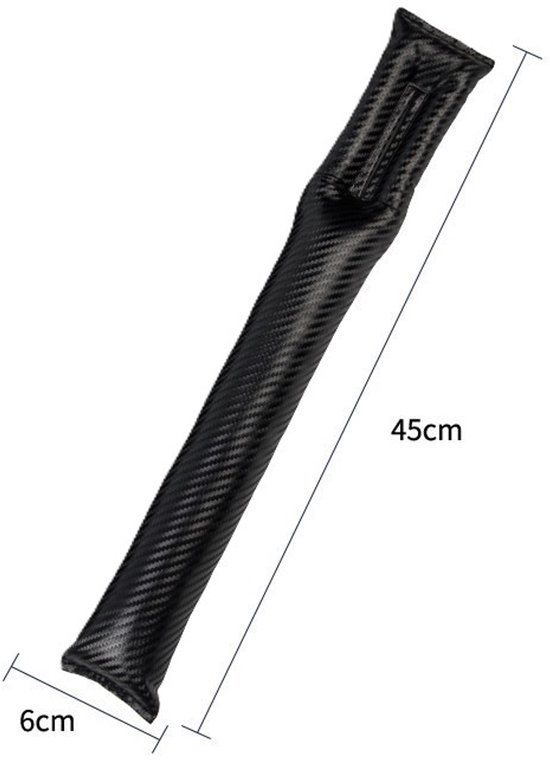 1 Paar Anti Drop Auto Kussens - Antislip pad voor autostoel - auto accessoires decoratie - Universele Anti Drop Gap Filler - Spullen vasthouden in auto - Zwart - LOUZIR — afbeelding 2