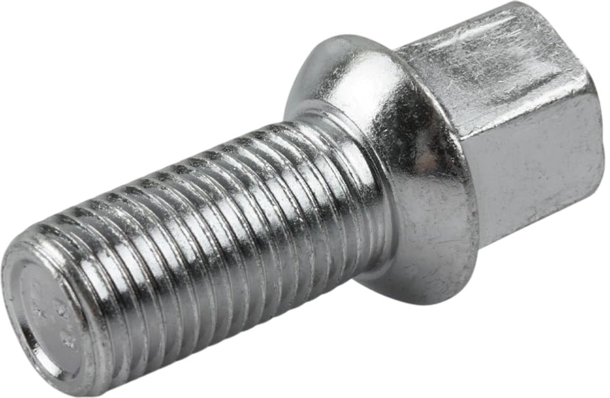 1 stuk standaard wielmoerbout 17 mm zeskant M14x1.5 27 mm voor Audi A2 A3 A4 TT Seat Ibiza Leon Skoda Fabia Octavia Superb Volkswagen Arteon Caddy Golf Polo Tiguan Touran T-Roc 8D0601139A