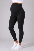 SparkNine Mamaactive maternity legging - XXL - zwart - hoge taille - rekbaar - zacht & ademend materiaal - ondersteunend - zwangerschapslegging