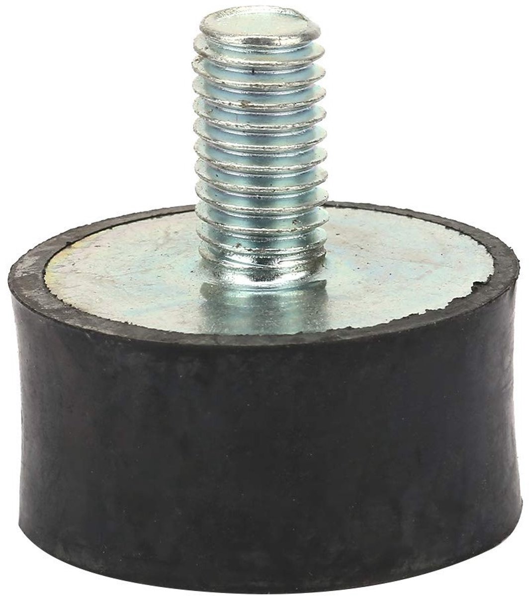 Set van 4 M8 Rubber Pads Vibration Dampers voor Compressoren, Motoren en Waterpompen - Geluidsisolatie en Trillingsdemping