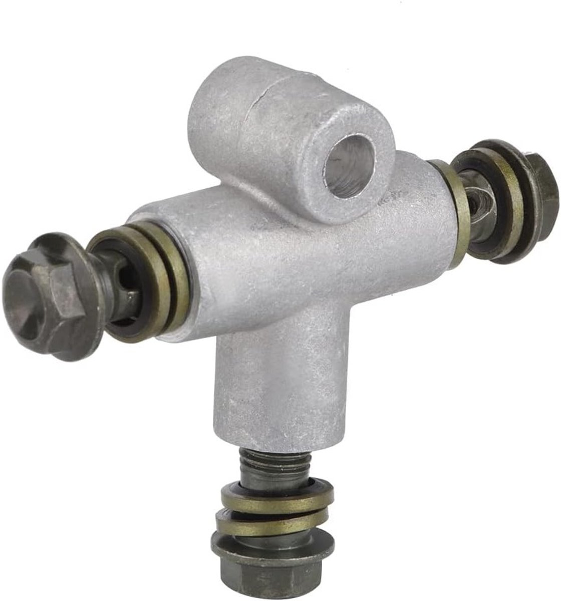 3-Weg Adapter voor Hydraulische Slangverbindingen - Hydraulische Remslang Aansluitingen voor ATV en Kart