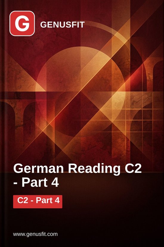 GenusFit: German Reading C2. Part 4/7 - cover