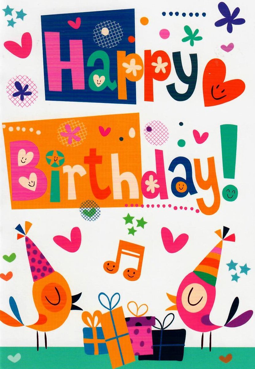 Verjaardagskaart volwassenen | Wenskaart | 10 stuks | Happy birthday!
