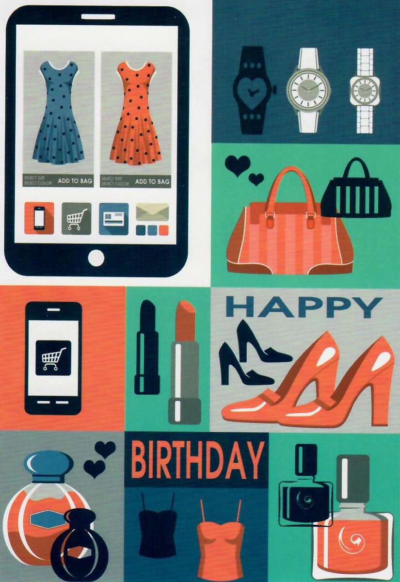 Verjaardagskaart volwassenen | Wenskaart | 10 stuks | Happy birthday