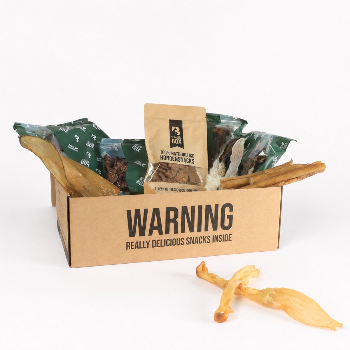 Hondensnacks Proeverij Box – 10 Verschillende Snacks | Bellobox