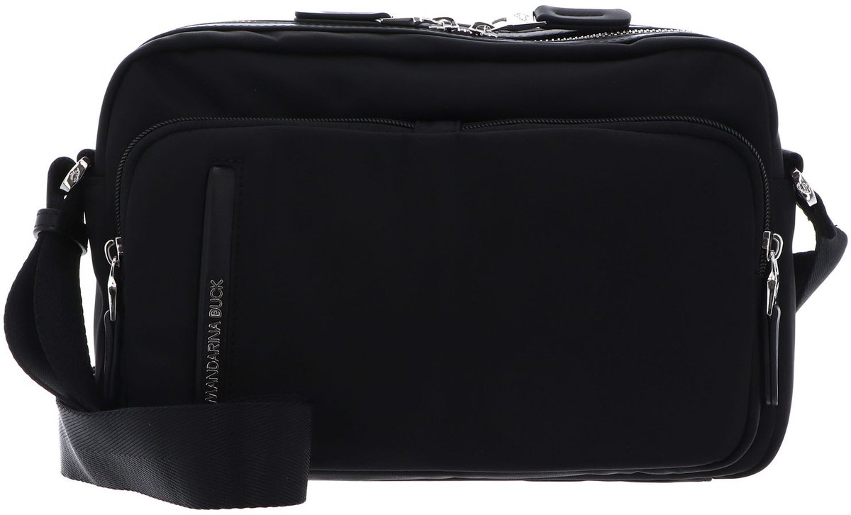 MANDARINA DUCK schoudertas Hunter Reporter Bag Black zwart