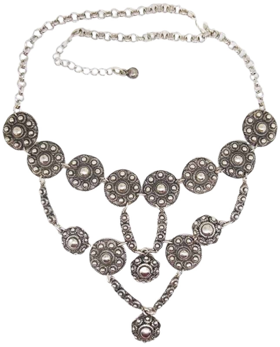 Zeeuws Meisje - Groot zeeuwse knopen collier