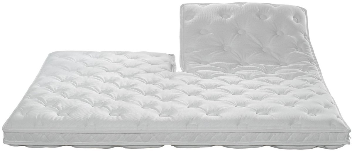 MatrasDirect OP=OP Splittopdekmatras - Royal Nova 14cm - 160x210 - 14 cm dik - Anti-Allergie Wit