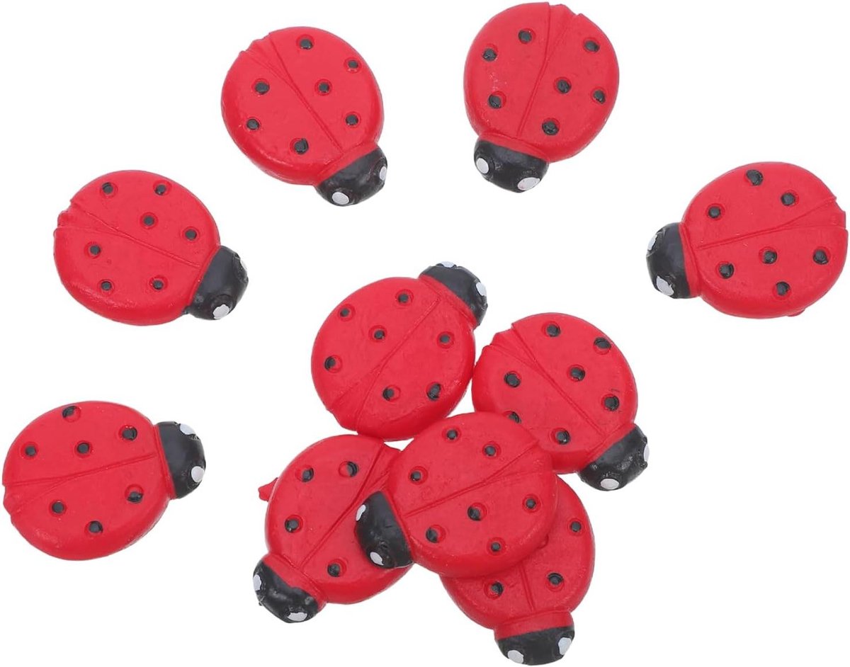 Miniatuur Stepping Stones - Tuin Decoraties - Miniatuur Landschap Decoreren - Speelse Lieveheersbeestjes Stijl