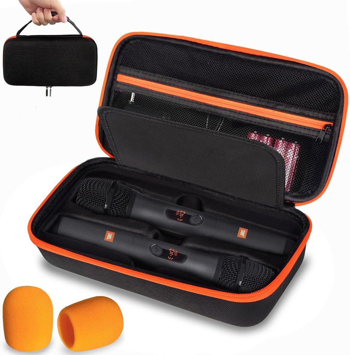 Draadloze Microfoonhoes - Microfoon Koffer - Microfoons...