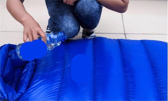 Winter Slaapzak - Kampeerzak Dons - Outdoor Reizen - Ultra Lichtgewicht - 210 cm - Blauw — afbeelding 3