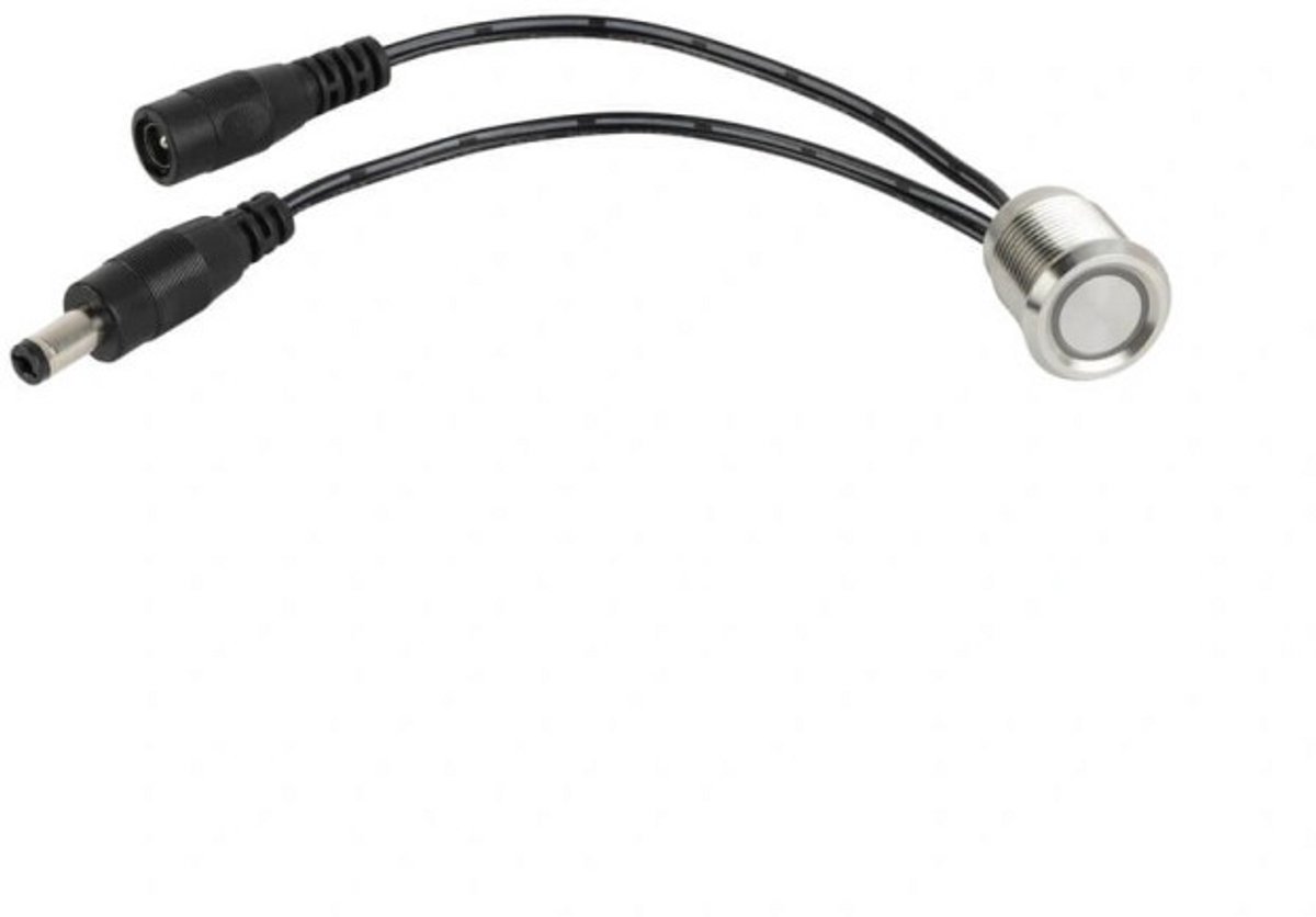 Inbouw touch dimmer zwart voor led strip enkele kleur