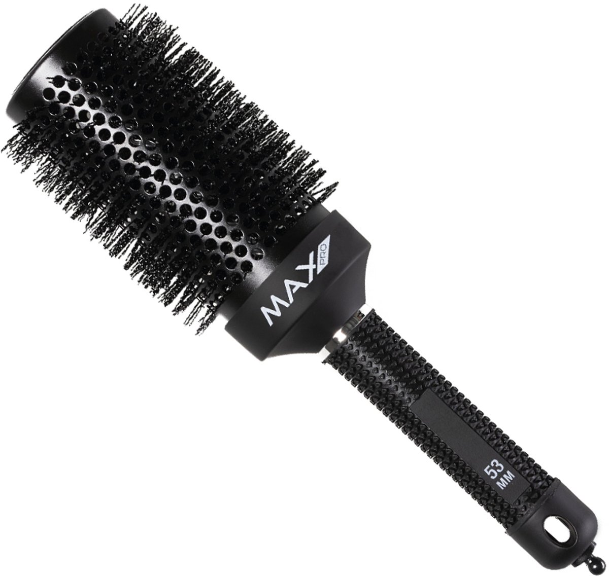 Bol.com Max Pro Keramische Ronde Borstel 53mm - Barber borstel - Jongens en meisjes - Round brush - Brostel - Roundbrush - Krulb... aanbieding