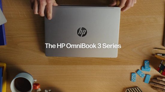 HP OmniBook 3 14-hz0714ndx Copilot+ Laptop - 14 Inch - Snapdragon X - 16GB RAM - 512GB SSD - QWERTY - 2K OLED - Studenten laptop