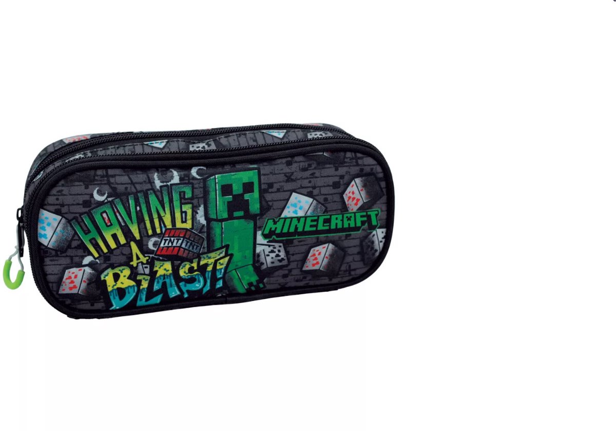 Minecraft etui- School etui - minecraft- pencil case 23.5 cm