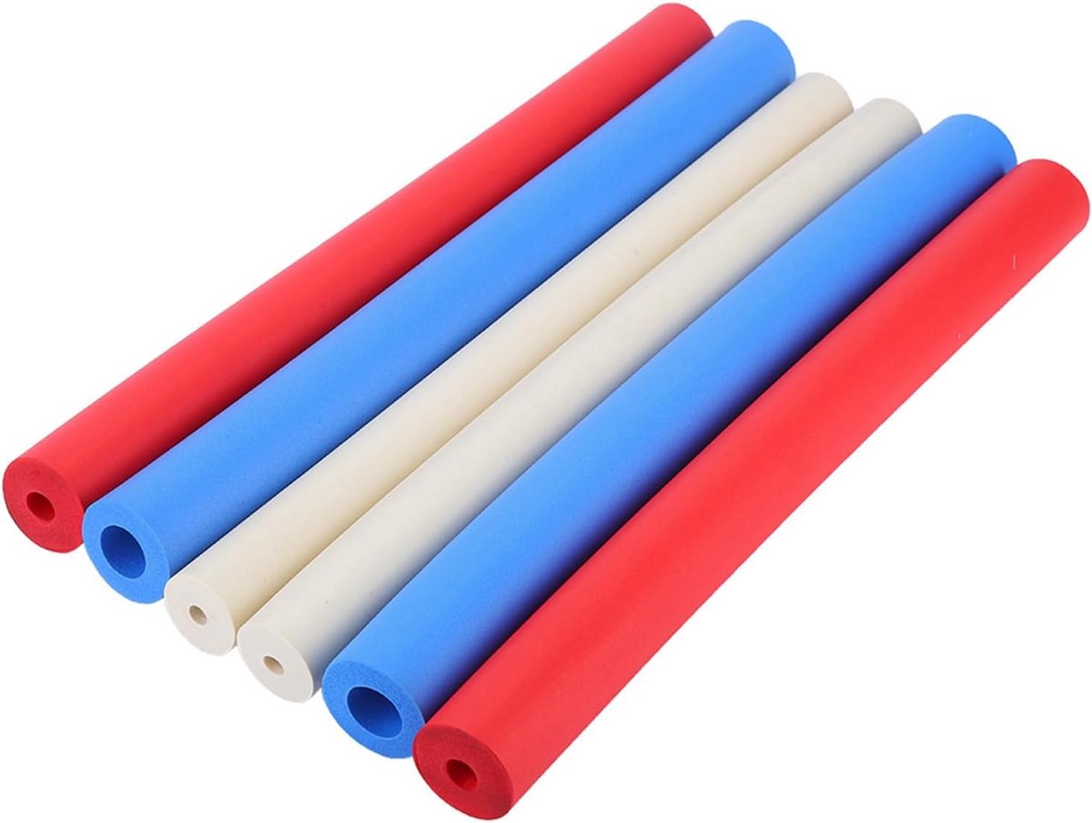 SnelShoppen - Foam Slang met 6 Stuks, 30.5 cm Foam Buizen, Grip Hulp voor Bestek, Penselen, Tandenborstels - Voor Ouderen, Gehandicapten, Comfortabel