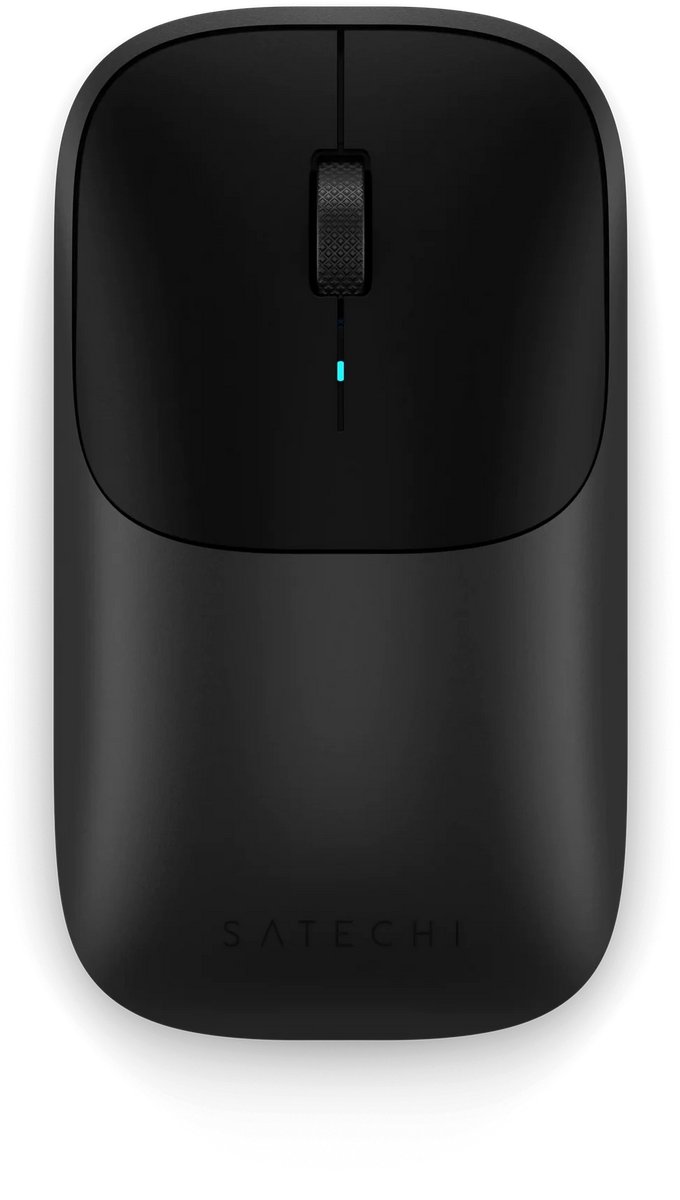 Image of Satechi Slim EX Draadloze Muis – Bluetooth 5.3 Connectiviteit – Verbinding met Twee Apparaten – Hoogwaardige Duurzame Materialen - Zwart